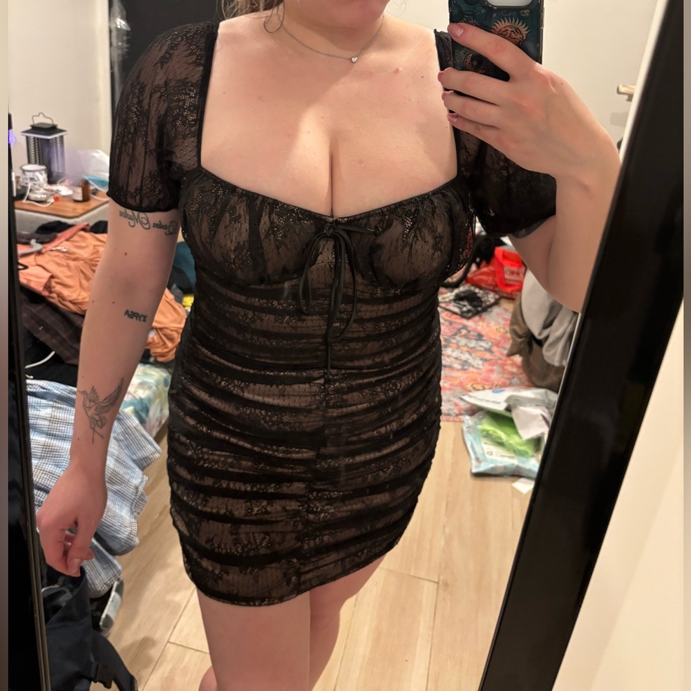 Victoria's Secret Black Lace Dress